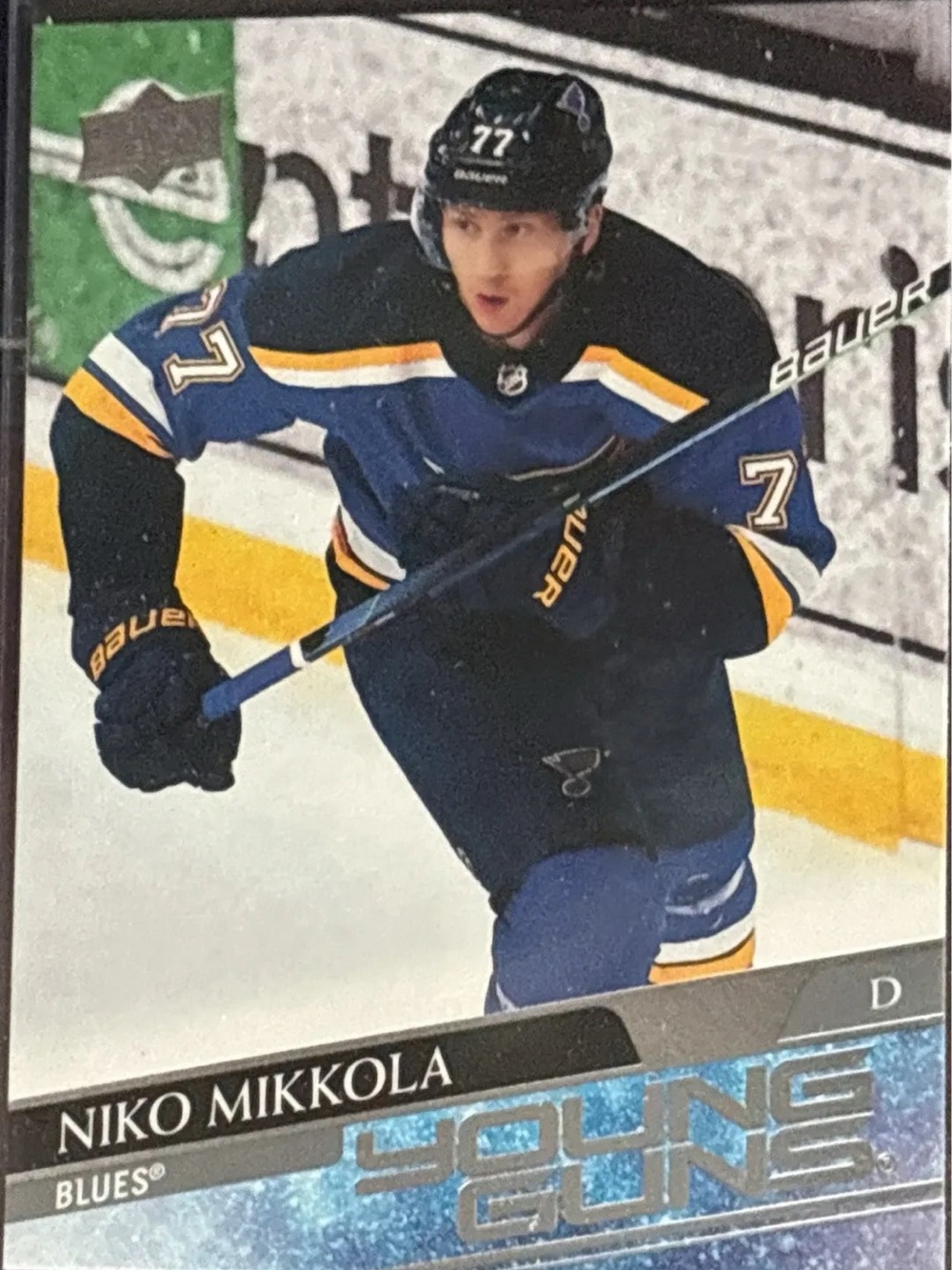 Upper Deck Young Guns Niko Mikkola Hockey Trading Card